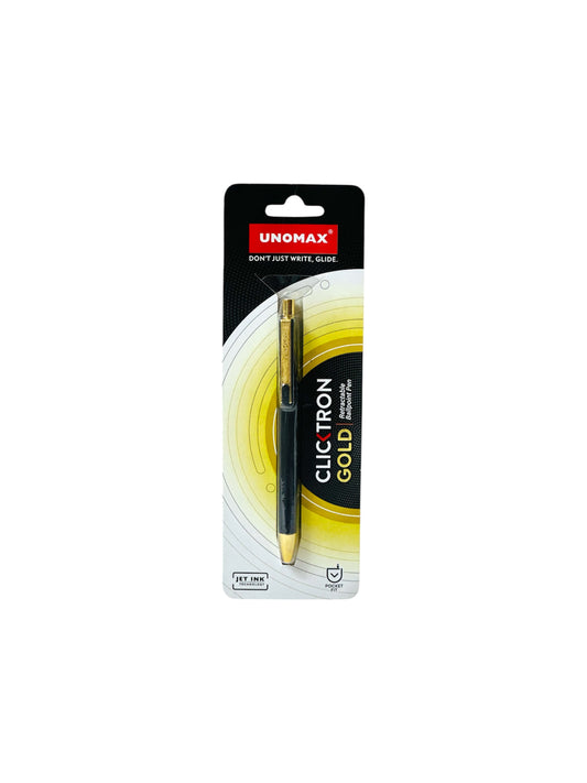 UNOMAX CLICKTRON GOLD BALLPOINT PEN