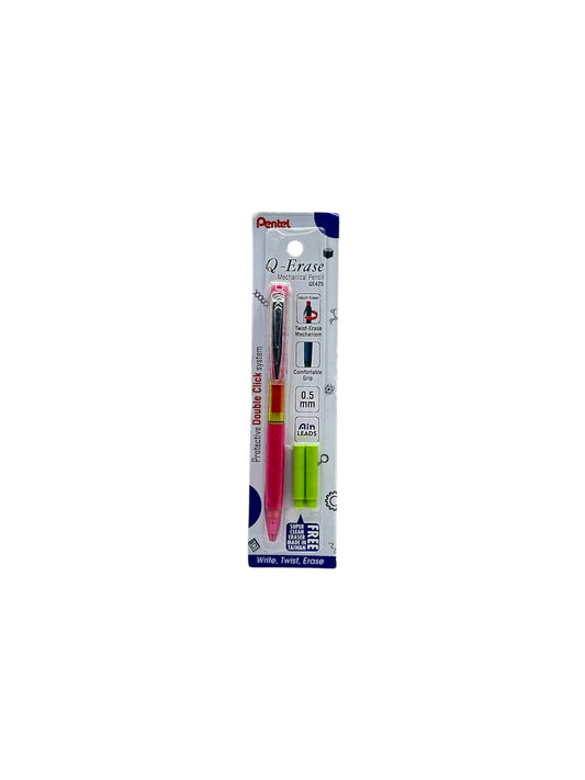 pentel q erase pencil  0.5 mm