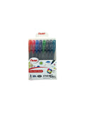 PENTEL ENERGEL  BL415 GEL ROLLER PEN 0.5 8 COLOR PEN SET