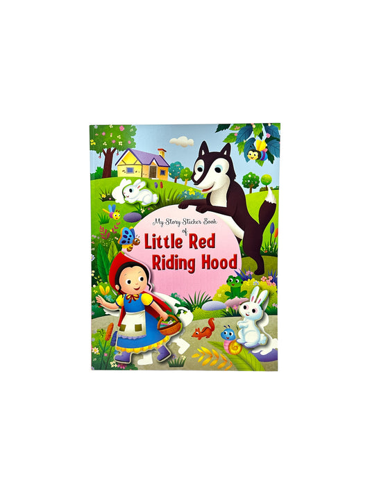 LITTLE RED RIDING HOOD STORY BOOK WITH STICKER