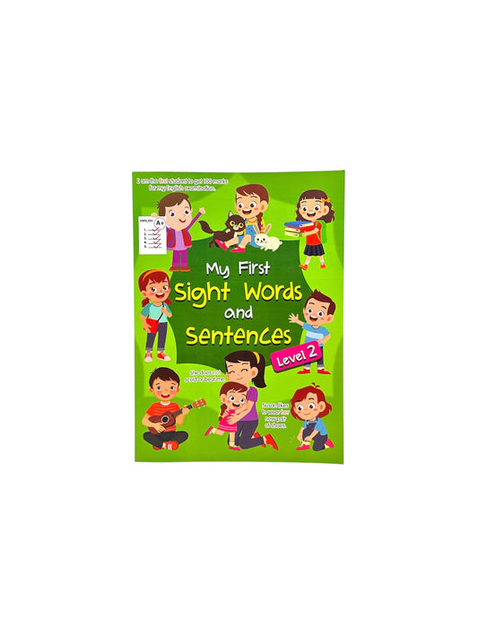 MY FIRST SIGHT WORDS AND SSENTENCES LEVEL 2 BOOK
