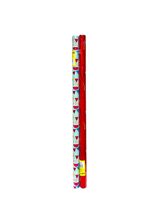 GIFT WRAPING ROLL 2PCS