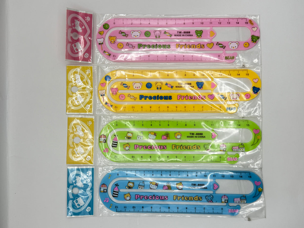 15CM FANCY RULER  ASSORTED(SINGLE PCS)