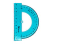 WENBAO 180° 10CM RULER BLUE