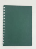SBC A5 SPIRAL  PAPER COVER GREEN