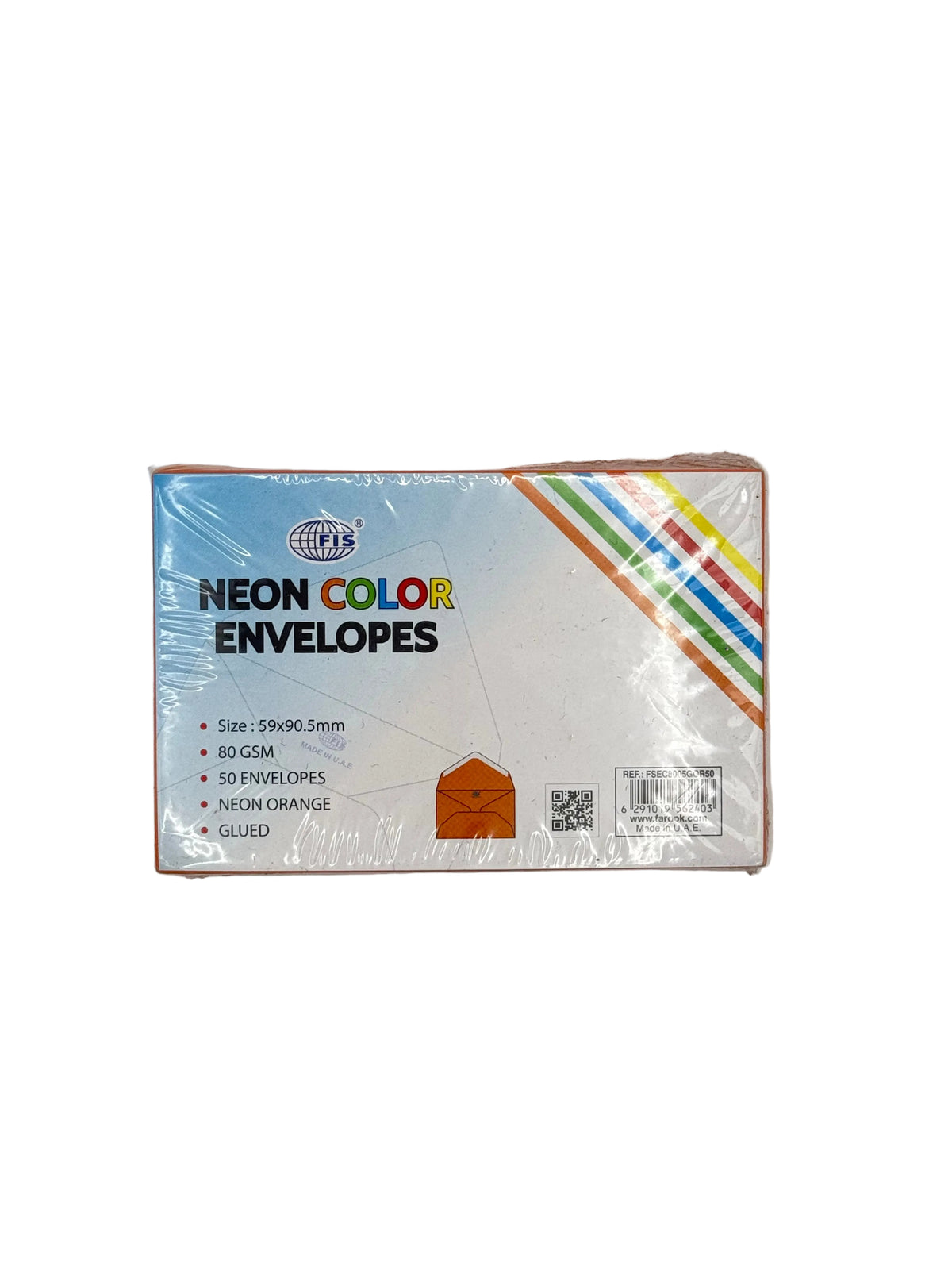 FIS ORANGE ENVELOPE 2''4''  50PCS
