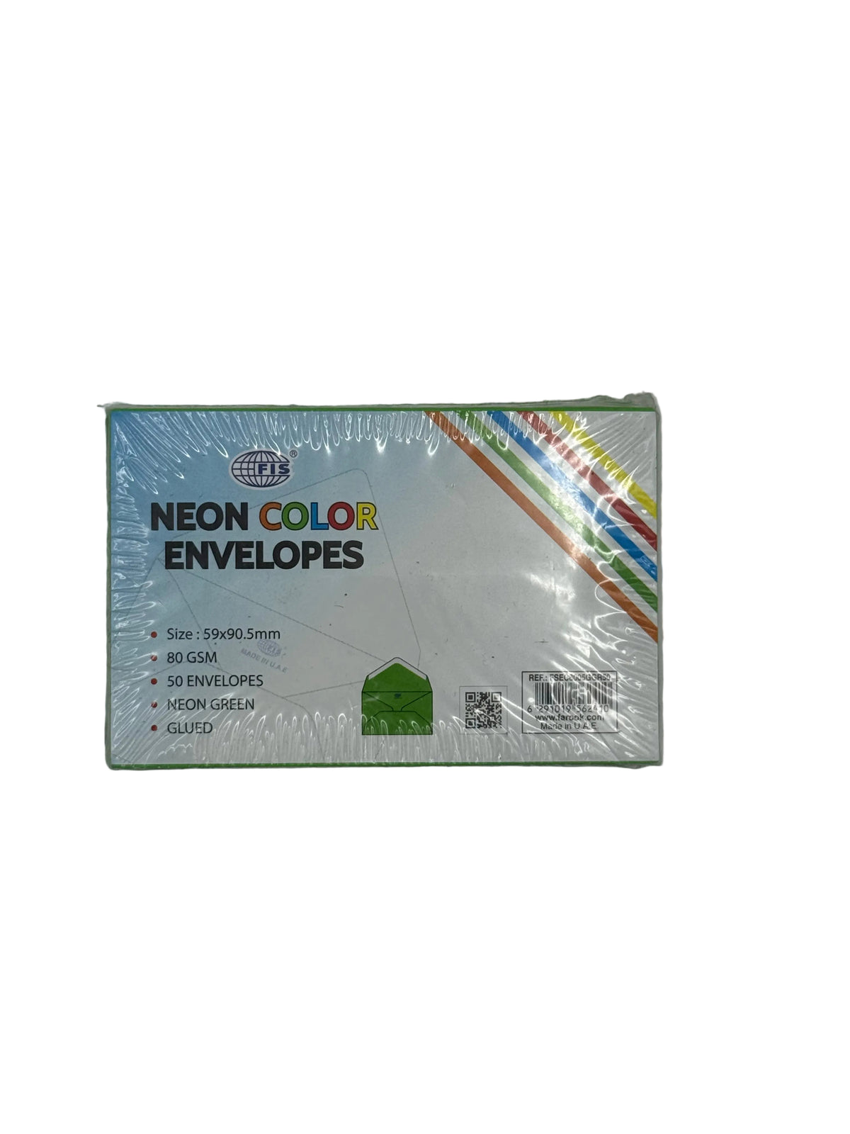 FIS GREEN ENVELOPE 2''4''  50PCS