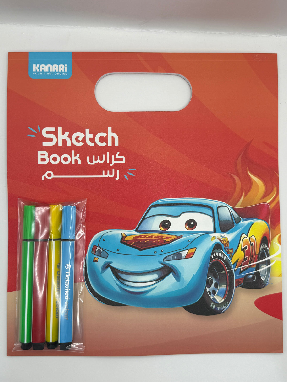 KANARI SKETCH BOOK WITH PEN CARS