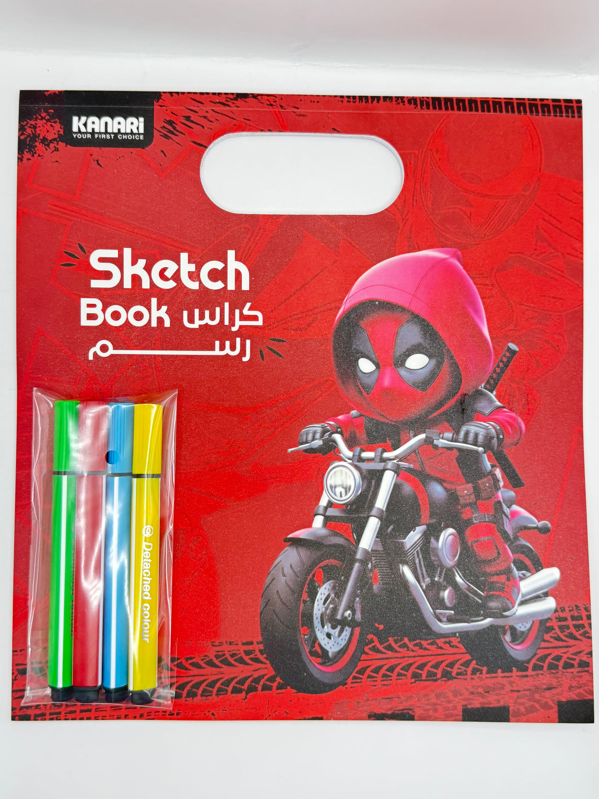 KANARI SKETCH BOOK WITH PEN  DEADPOOL