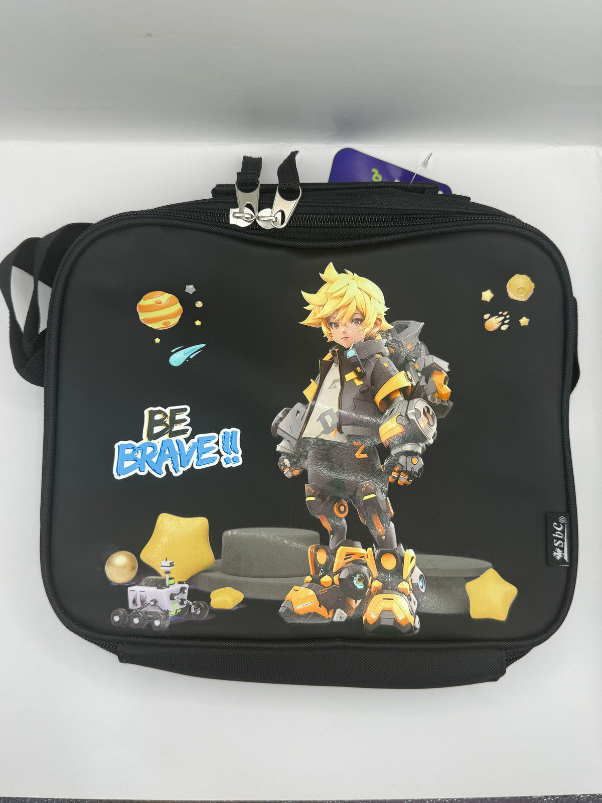 SBC LUNCH BAG BLACK WARRIOR - BE BRAVE