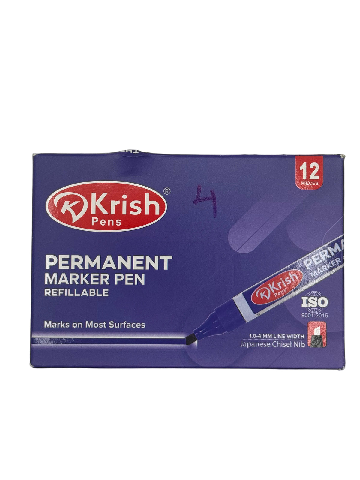YUECAI BLUE PERMANENT MARKER 1*12P