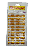 TECHNO YELLOW CRYSTAL STICKER