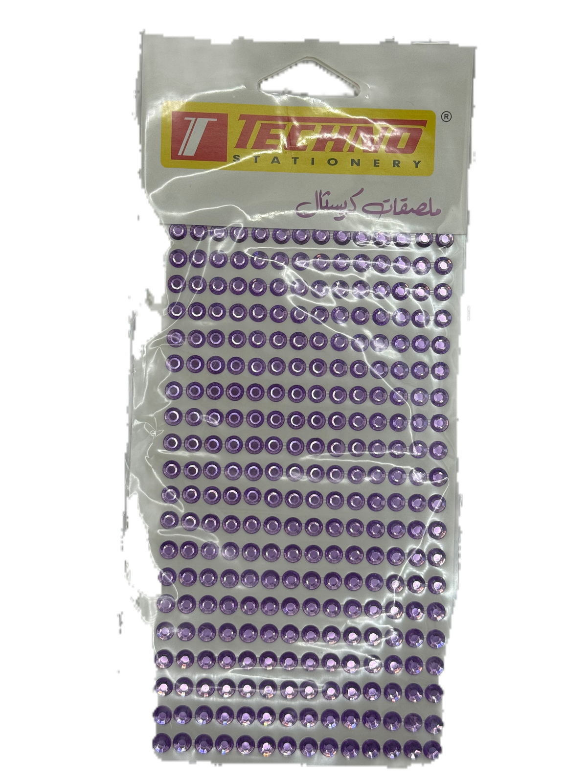 TECHNO PURPLE CRYSTAL STICKER