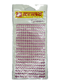TECHNO PINK CRYSTAL STICKER