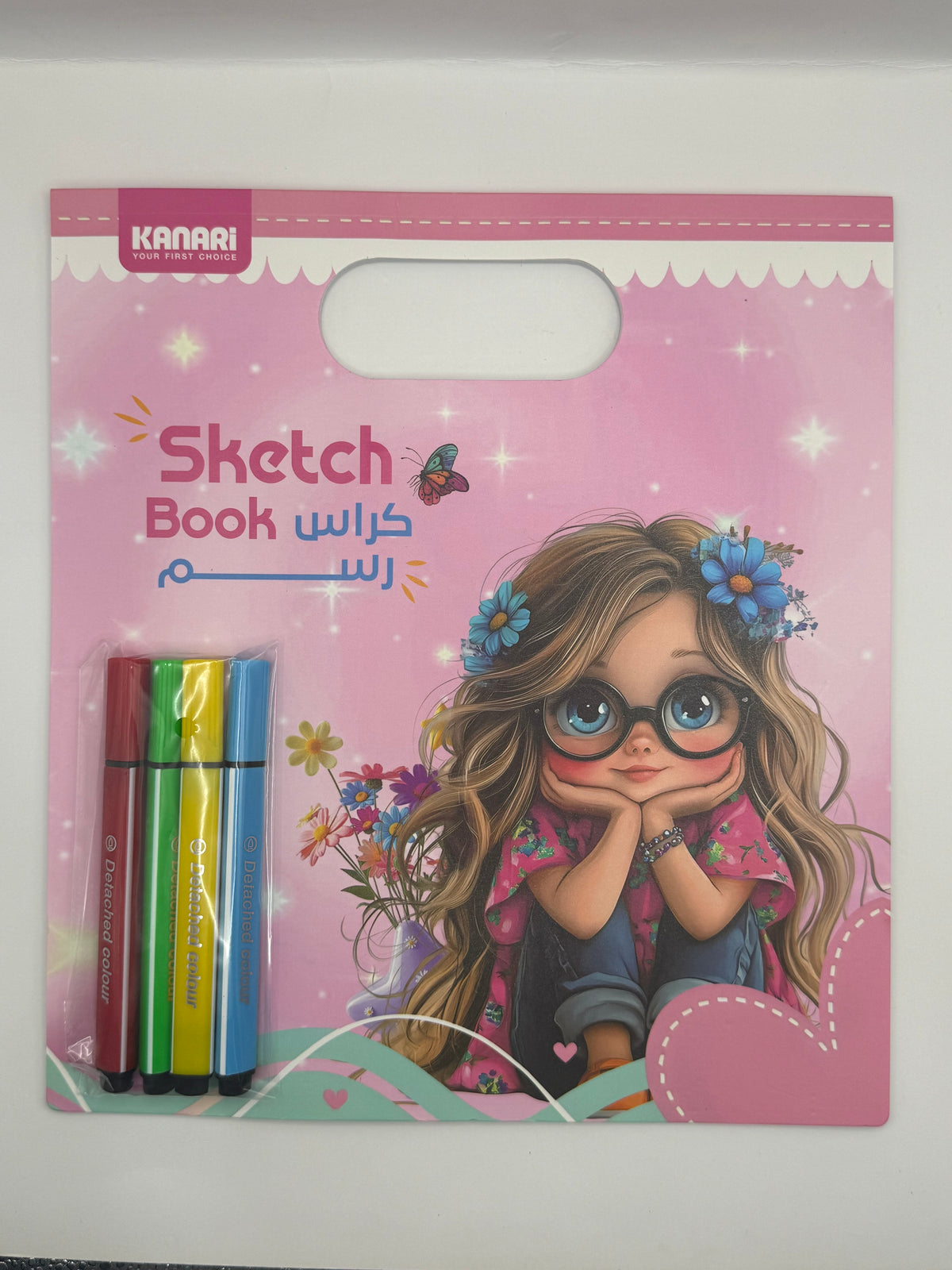 KANARI SKETCH BOOK WITH PEN  LOLY GIRL