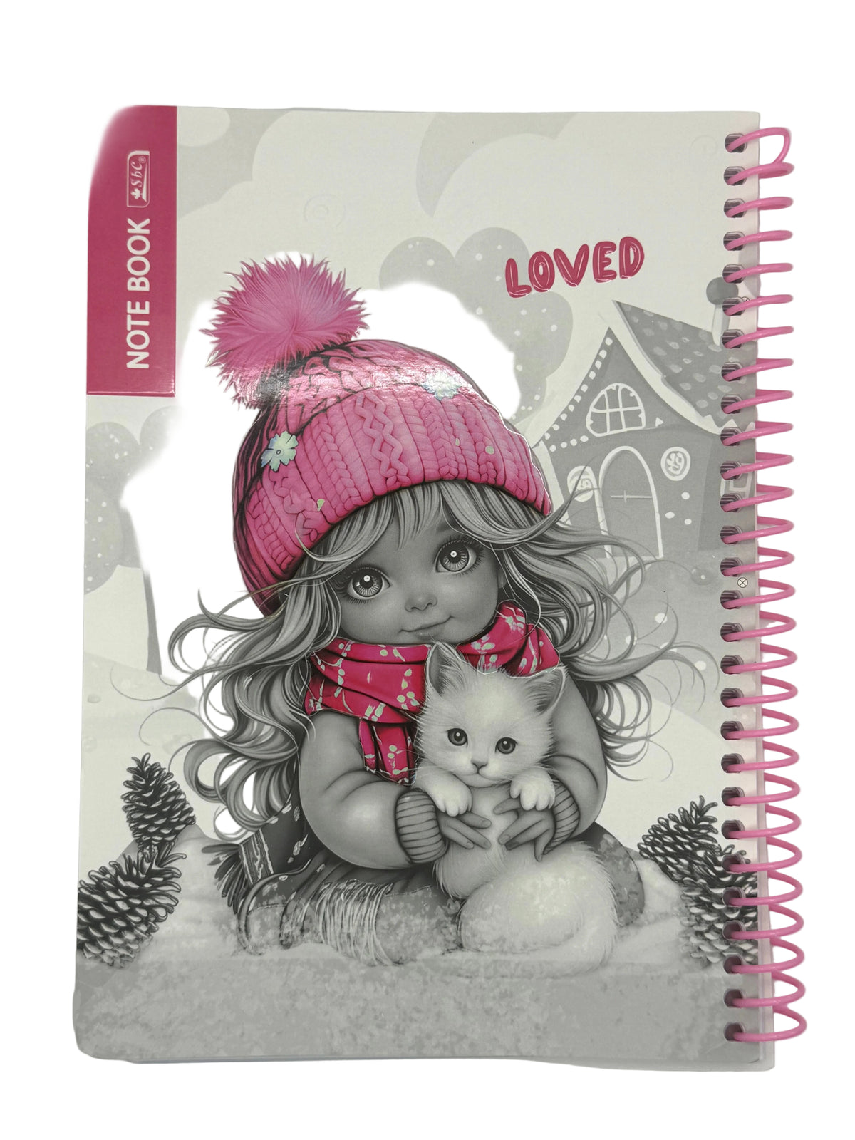 SBC A5 100SHEETS SPIRAL SNOW QUEEN