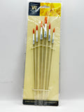 SOD ROUND PAINT BRUSH 6P TRANSPARENT HANDLE