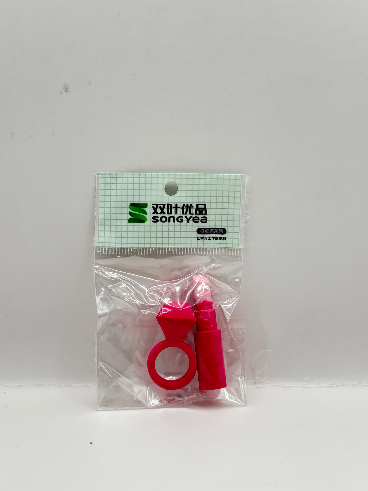 LIPSTICK ERASER PINK
