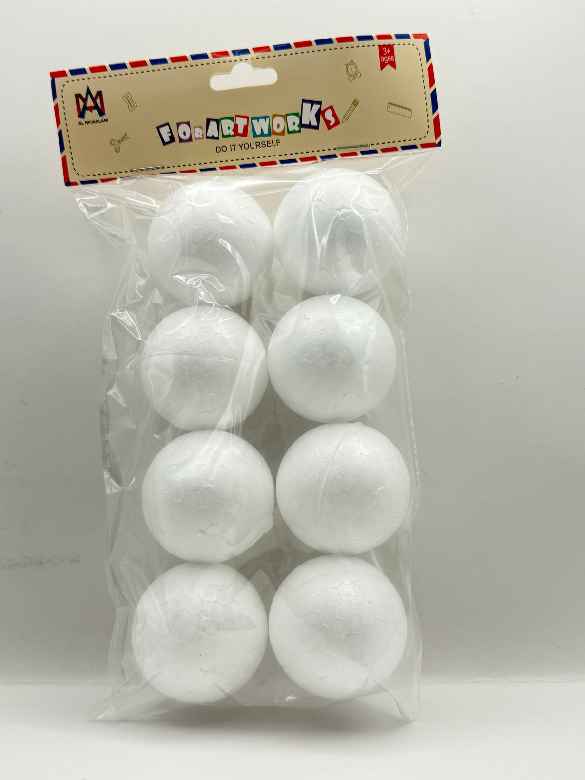 AL MOAALAM STYROFOAM BALL 5CM 8PCS