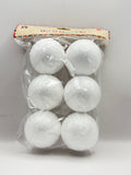 AL MOAALAM STYROFOAM BALL 6CM 6PCS