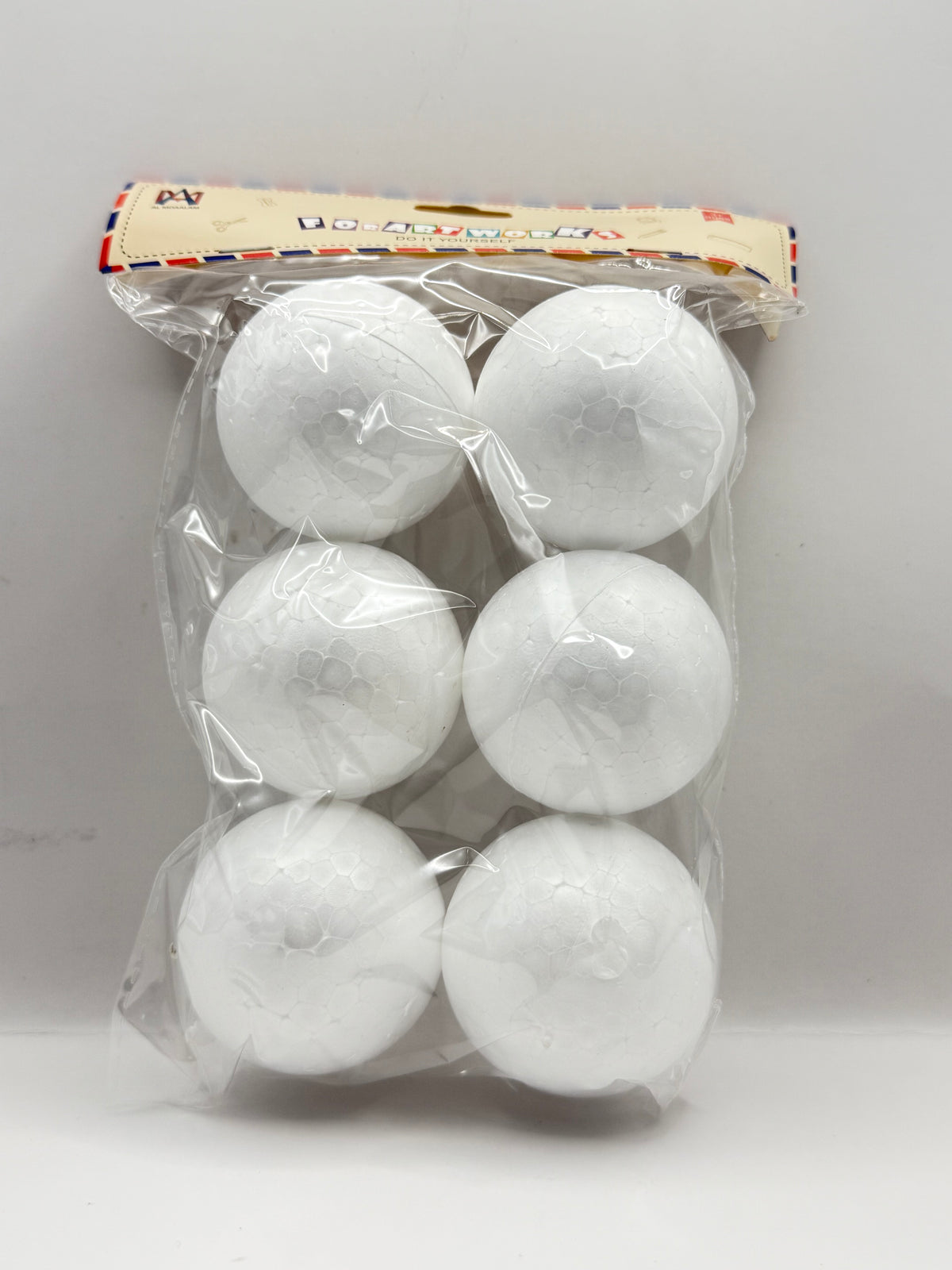 AL MOAALAM STYROFOAM BALL 6CM 6PCS