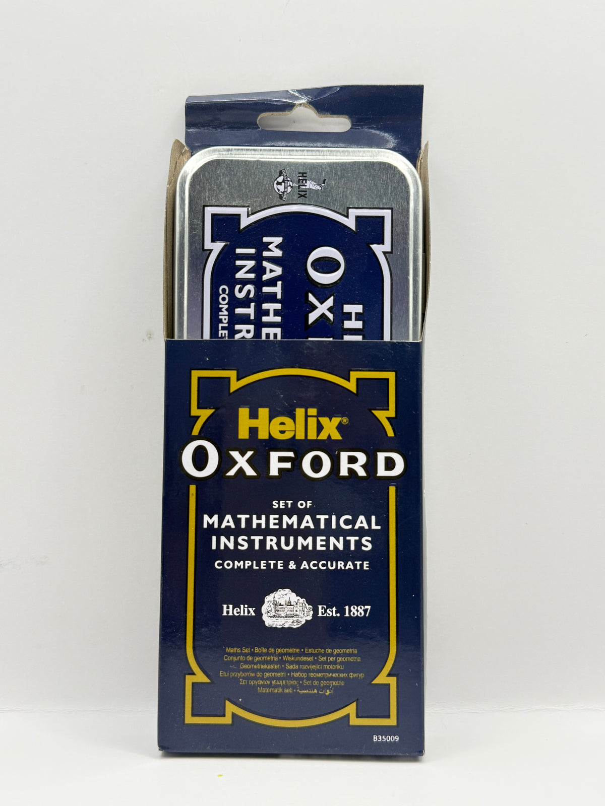 HELIX OXFORD MATHEMATICAL INSTRUMENT BOX