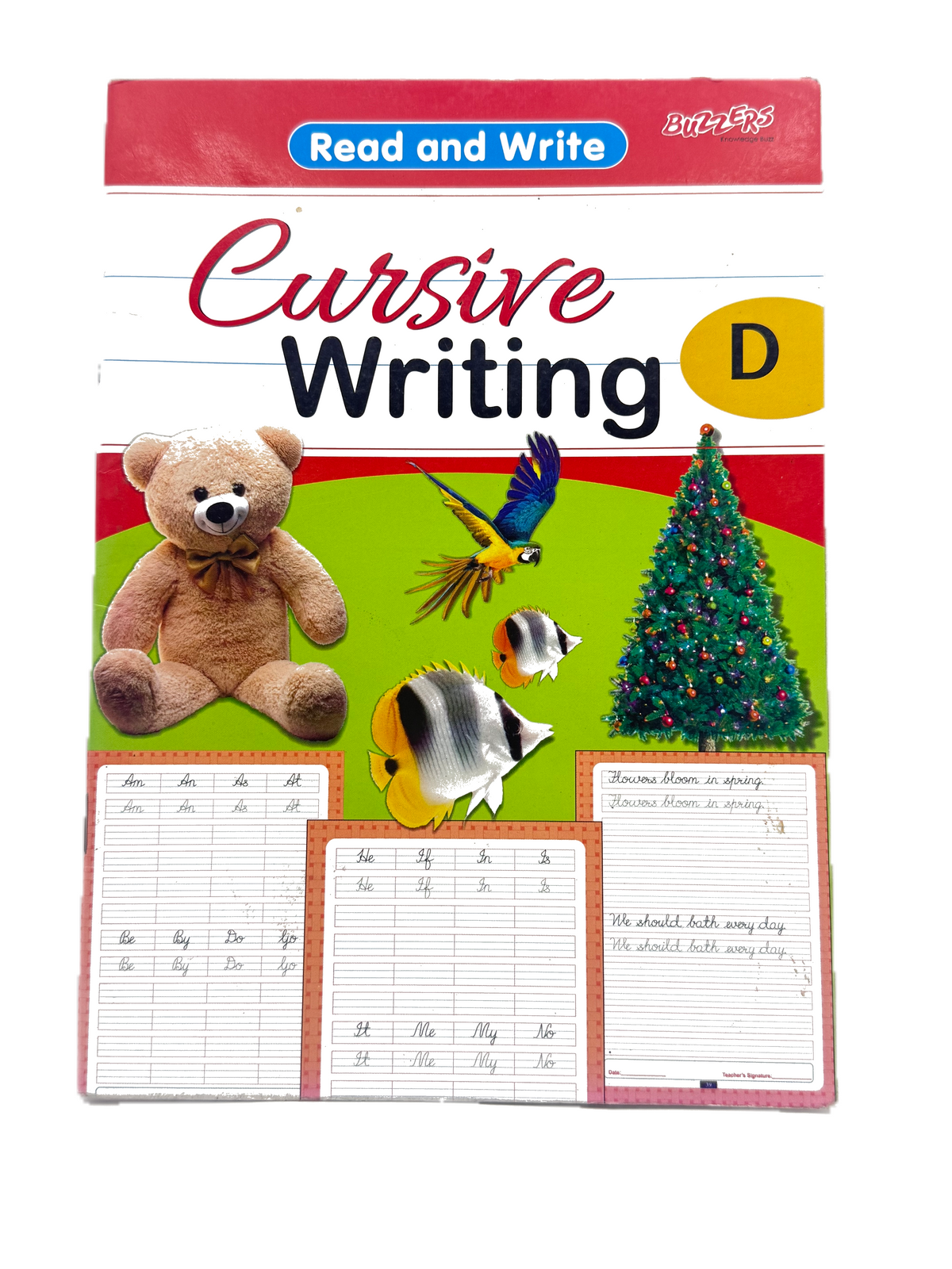 BUZZERS CURSIVE WRITING BOOK D