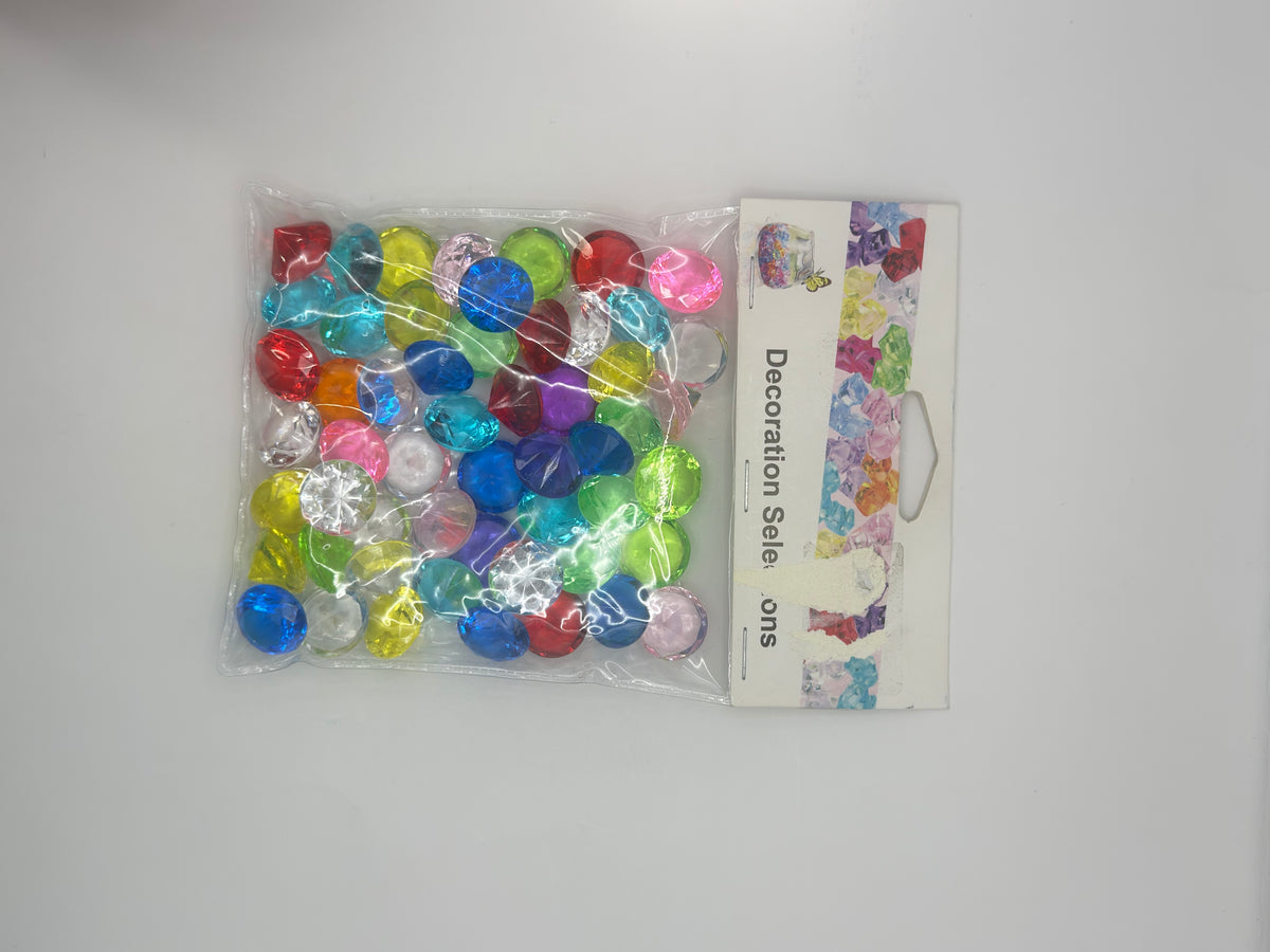 CRAFT DIAMOND TRANSPARENT  ASSORTED