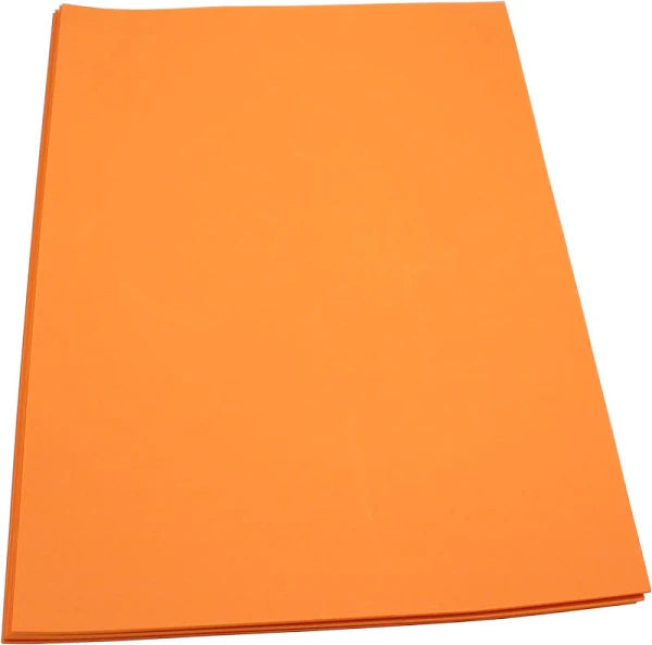 eva foam sheet 50x70 orange per pcs