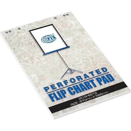 FIS Flip Chart Pads, 80 gsm - 585 x 810 mm (20 Sheets)